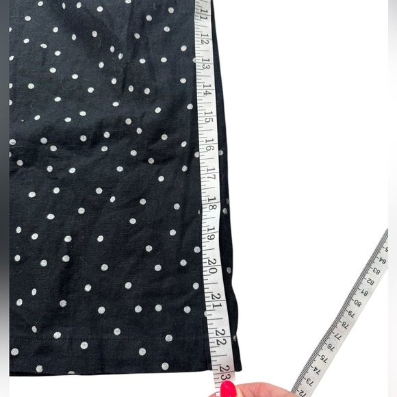 Roxy Black Polka Dot Wide Leg Jumpsuit - Size Small Spring Coastal Vacation C452 - Picture 7 of 9